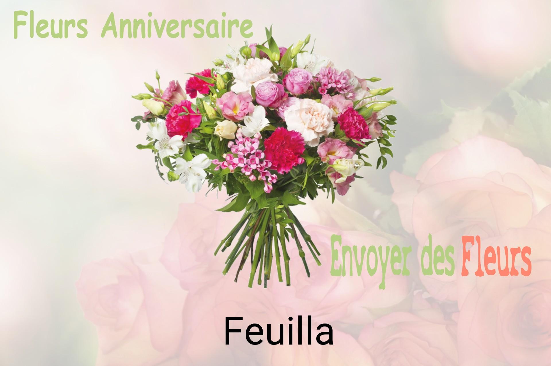Bouquet de fleurs d’anniversaire livré à Feuilla